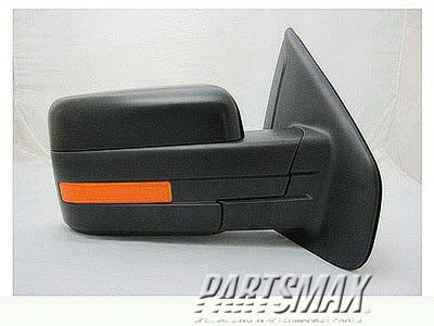 1321 | 2011-2014 FORD F-150 RT Mirror outside rear view Std Type; Power; w/Puddle Lamp; PTM | FO1321413|BL3Z17682FAPTM