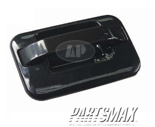 1521 | 2004-2004 FORD F-150 HERITAGE RT Rear door handle outer Crew Cab; smooth black - paint to match | FO1521110|5L3Z1626604AAA