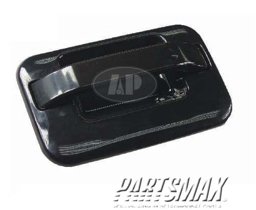 1521 | 2005-2006 FORD F-150 RT Rear door handle outer Crew Cab; smooth black - paint to match | FO1521110|5L3Z1626604AAA