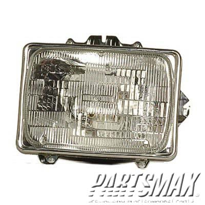 2501 | 2003-2007 FORD E-250 RT Headlamp assy sealed beam Non-Halogen; Headlamp/Adjusting Ring/Retaining Ring; see notes | FO2501126|F3UZ13007A-PFM