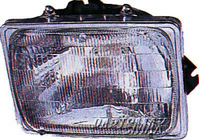 2501 | 1981-1985 MERCURY LYNX RT Headlamp assy sealed beam Halogen; To 3-85; Headlamp/Adjusting Ring/Retaining Ring; see notes | FO2501127|F3UZ13007A-PFM