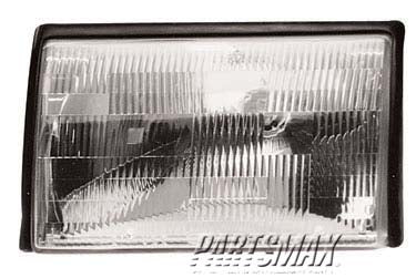 2502 | 1987-1993 FORD MUSTANG LT Headlamp assy composite all | FO2502106|E9ZZ13008B