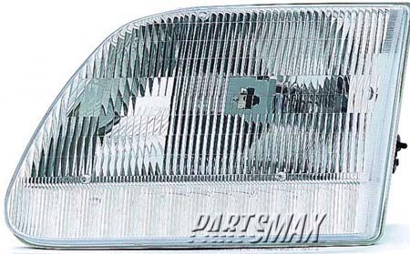 2502 | 2001-2003 FORD F-150 LT Headlamp assy composite XLT|LARIAT|XL; w/o STX; w/o Heritage Edition | FO2502139|3L3Z13008DA
