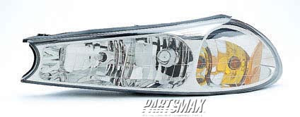 1150 | 1998-2000 FORD CONTOUR LT Headlamp assy composite all | FO2502145|XS2Z13008BA
