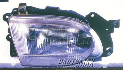 2502 | 1997-1997 FORD ASPIRE LT Headlamp assy composite all | FO2502154|F7BZ13008AA