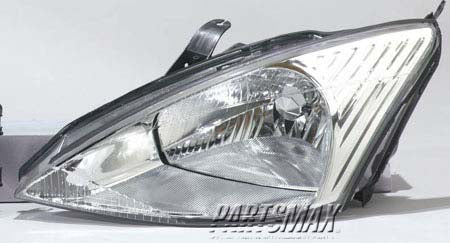 1150 | 2000-2002 FORD FOCUS LT Headlamp assy composite except SVT; halogen | FO2502171|3S4Z13008CD