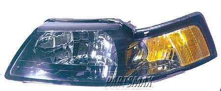 2502 | 2001-2004 FORD MUSTANG LT Headlamp assy composite all | FO2502177|3R3Z13008DA