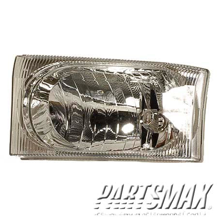2502 | 2002-2005 FORD F-350 SUPER DUTY LT Headlamp assy composite Aero design; headlamp only | FO2502183|2C3Z13008AB