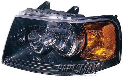 1150 | 2003-2006 FORD EXPEDITION LT Headlamp assy composite w/black bezel | FO2502198|6L1Z13008DA