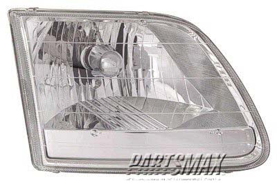 2502 | 1996-2003 FORD F-150 LT Headlamp assy composite XLT|LARIAT|XL; w/STX | FO2502211|3L3Z13008HA