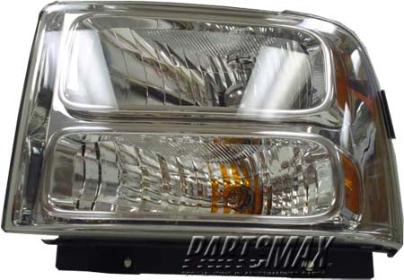 2502 | 2006-2007 FORD F-350 SUPER DUTY LT Headlamp assy composite w/o harley-davidson; To 12-5-05; From 12-6-05 | FO2502217|6C3Z13008BB