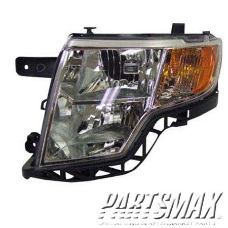 2502 | 2007-2010 FORD EDGE LT Headlamp assy composite SE|SEL|LIMITED | FO2502228|7T4Z13008B