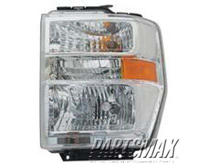 2502 | 2008-2014 FORD E-250 LT Headlamp assy composite CUTAWAY VAN | FO2502249|AC2Z13008D