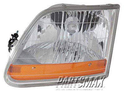 2502 | 2004-2004 FORD F-150 HERITAGE LT Headlamp assy composite Harley-Davidson Model | FO2502267|3L3Z13008BB