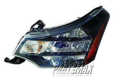 2502 | 2009-2011 FORD FOCUS LT Headlamp assy composite Coupe | FO2502269|9S4Z13008D