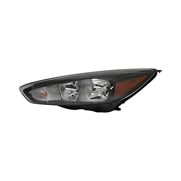1150 | 2015-2018 FORD FOCUS LT Headlamp assy composite Halogen; w/o Signature Lighting; Black Bezel; Bulb DRL | FO2502337|F1EZ13008GZ
