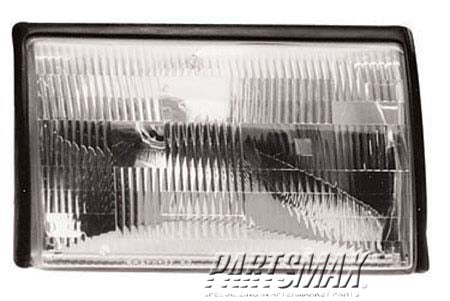 1160 | 1987-1993 FORD MUSTANG RT Headlamp assy composite all | FO2503106|E9ZZ13008A
