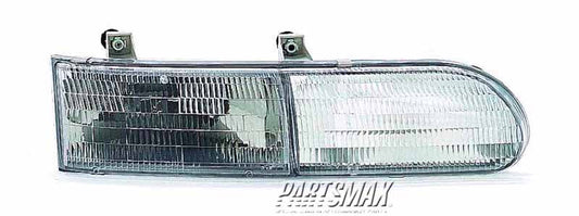 2503 | 1992-1992 FORD TAURUS RT Headlamp assy composite L/GL; includes parklamp | FO2503111|F2DZ13008A