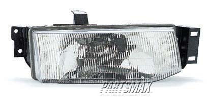 2503 | 1991-1996 FORD ESCORT RT Headlamp assy composite all | FO2503113|F1CZ13008A