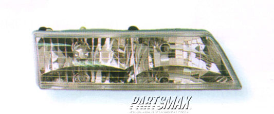 2503 | 1995-1997 MERCURY GRAND MARQUIS RT Headlamp assy composite all | FO2503148|F5MY13008A