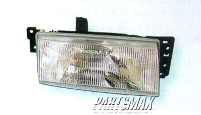 2503 | 1991-1996 MERCURY TRACER RT Headlamp assy composite all | FO2503150|F1KY13008A