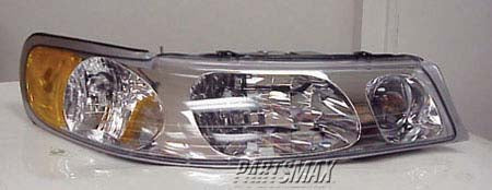 1160 | 1998-2002 LINCOLN TOWN CAR RT Headlamp assy composite all | FO2503158|1W1Z13008BA