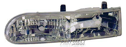 2503 | 1992-1995 FORD TAURUS RT Headlamp assy composite LX/SE; includes parklamp | FO2503162|F4DZ13008A
