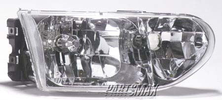 2503 | 1999-2000 NISSAN QUEST RT Headlamp assy composite all | FO2503165|B60107B000