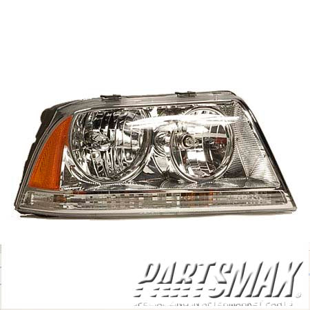2503 | 2003-2005 LINCOLN AVIATOR RT Headlamp assy composite halogen; w/o HID | FO2503204|2C5Z13008AA
