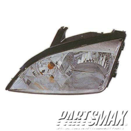 2503 | 2005-2007 FORD FOCUS RT Headlamp assy composite except SVT; halogen; w/o bulbs or sockets | FO2503210|7S4Z13008E