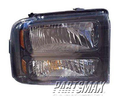 2503 | 2005-2007 FORD F-250 SUPER DUTY RT Headlamp assy composite w/harley davidson model | FO2503224|6C3Z13008CB