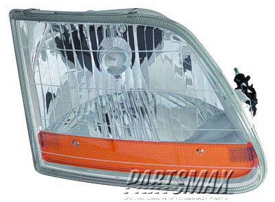 2503 | 2004-2004 FORD F-150 HERITAGE RT Headlamp assy composite Harley-Davidson Model | FO2503267|3L3Z13008AB