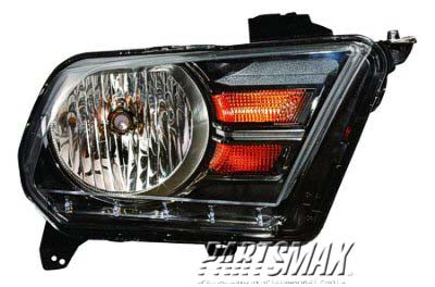 1160 | 2010-2014 FORD MUSTANG RT Headlamp assy composite GT; Halogen | FO2503276|AR3Z13008C