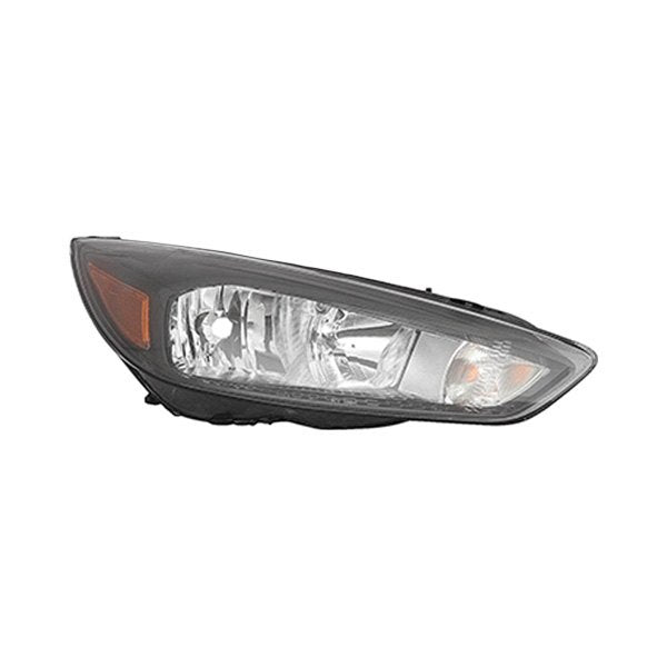 1160 | 2015-2018 FORD FOCUS RT Headlamp assy composite Halogen; w/o Signature Lighting; Black Bezel; Bulb DRL | FO2503337|F1EZ13008GY