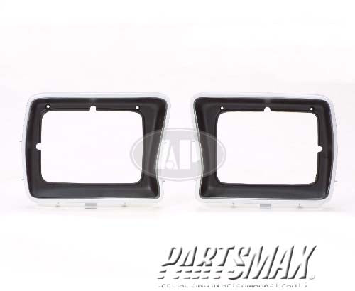 2512 | 1978-1979 FORD BRONCO LT Headlamp door w/rectangular headlamps; argent | FO2512103|D8TZ13064D