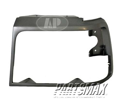 2512 | 1992-1996 FORD F-150 LT Headlamp door except Lightning; argent | FO2512129|F2TZ13064B