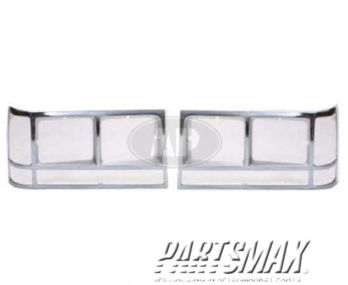 2512 | 1989-1991 FORD LTD CROWN VICTORIA LT Headlamp door w/quad lamps | FO2512134|E9AZ13064B