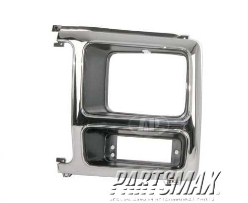 2512 | 1980-1986 FORD F-150 LT Headlamp door argent & bright | FO2512148|EOTZ13064M