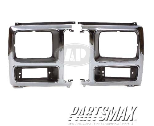 2513 | 1980-1981 FORD BRONCO RT Headlamp door w/bright grille | FO2513112|EOTZ13064N