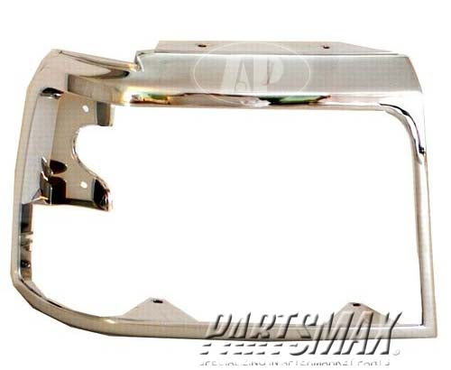 2513 | 1992-1996 FORD BRONCO RT Headlamp door bright | FO2513131|F2TZ13064C