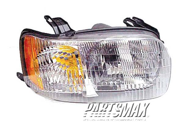 2519 | 2001-2004 FORD ESCAPE RT Headlamp lens/housing all | FO2519103|4L8Z13008AA