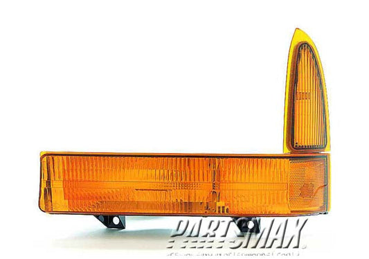 2520 | 2001-2001 FORD F-350 SUPER DUTY LT Parklamp assy w/both lenses amber colored | FO2520141|XC3Z13201BA