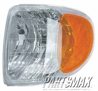 1275 | 1998-2001 MERCURY MOUNTAINEER LT Parklamp assy park/signal combo | FO2520160|F87Z13201AB