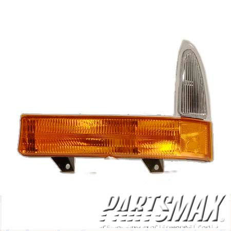 2520 | 2001-2001 FORD F-350 SUPER DUTY LT Parklamp assy w/1 amber colored & 1 clear lens | FO2520177|1C3Z13201BA