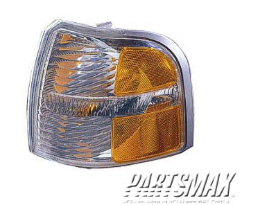 2520 | 2004-2004 FORD EXPLORER LT Parklamp assy park/signal combo; except Sport; w/o socket or bulb; from 2/23/03 to 3/3/04 | FO2520179|4L2Z13201AA