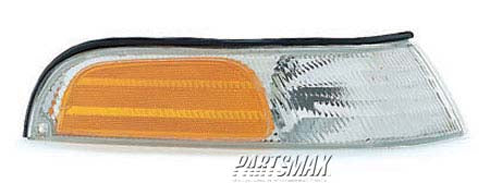 2521 | 1992-1997 FORD CROWN VICTORIA RT Parklamp assy base model; includes marker lamp | FO2521123|F2AZ13200A