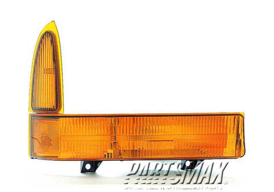 2521 | 2001-2001 FORD F-250 SUPER DUTY RT Parklamp assy w/both lenses amber colored | FO2521141|XC3Z13200BA