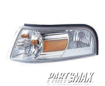 2526 | 2006-2010 MERCURY GRAND MARQUIS LT Parklamp lens/housing all | FO2526103|6W3Z13201AA