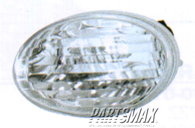 2531 | 1998-1999 FORD TAURUS RT Front signal lamp except SHO | FO2531167|F8DZ13200AA