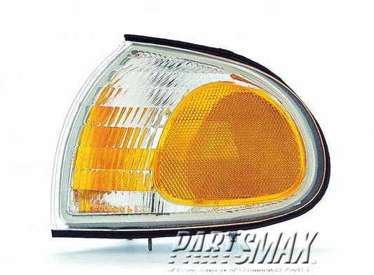 2550 | 1995-1996 FORD WINDSTAR LT Front marker lamp assy marker/signal combo; clear & amber | FO2550112|F58Z15A201B